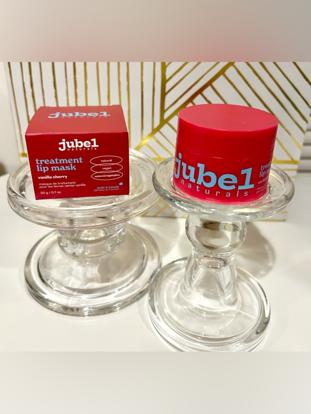 ✨ Jubel Naturals Treatment Lip Mask Vanilla Cherry | New in Box | Full Size ✨
